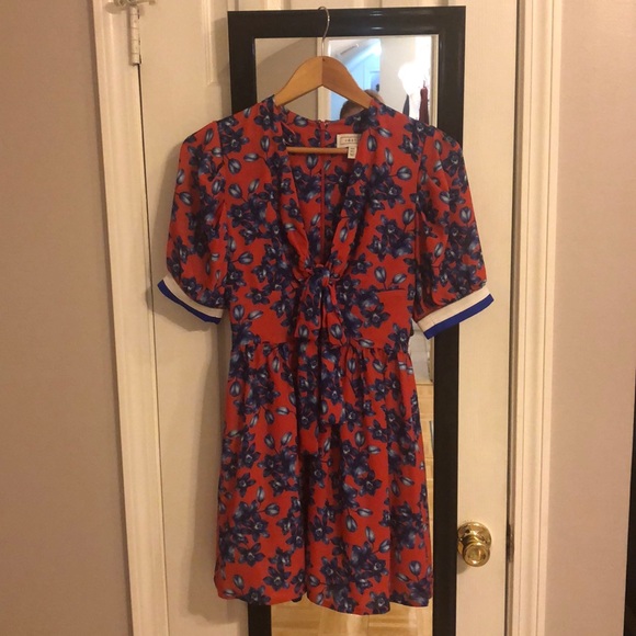 Red vestige dress size 2 - Picture 1 of 2